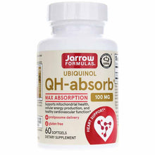 Ubiquinol QH Absorb 100 Mg, 60 Softgels, by Jarrow Formulas