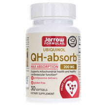 Ubiquinol QH Absorb 200 Mg, 30 Softgels, by Jarrow Formulas
