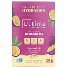 Ultima Replenisher Electrolyte Drink Mix Packets, Passion Fruit, 20 Packets, by Ultima Health Products