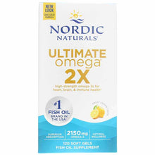 Ultimate Omega 2X, 120 Softgels, by Nordic Naturals