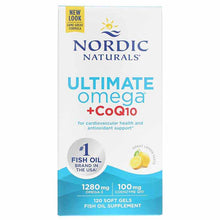 Ultimate Omega + CoQ10, 120 Softgels, by Nordic Naturals