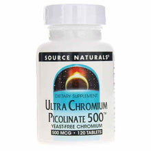Ultra Chromium Picolinate 500, 120 Tablets, by Source Naturals