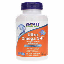 Ultra Omega 3-D, 90 Softgels, by NOW Foods