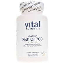 Ultra Pure Fish Oil 700, 60 Softgels, by Vital Nutrients