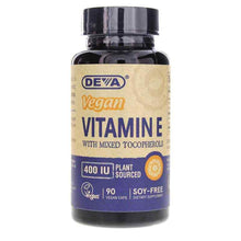 Vegan Vitamin E with Mixed Tocopherols, by Deva Nutrition