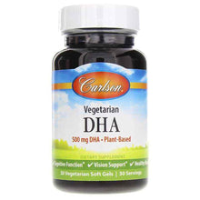 Vegetarian Plant-Based DHA, 30 Veg Softgels, by Carlson Labs