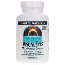 Visual Eyes, 120 Tablets, by Source Naturals