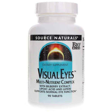 Visual Eyes, 90 Tablets, by Source Naturals