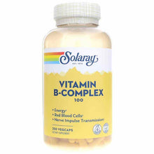 Vitamin B-Complex 100, 250 Veg Capsules, by Solaray