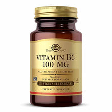Vitamin B6 100 Mg, 100 Veg Capsules, by Solgar
