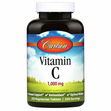 Vitamin C 1000 Mg, 250 Veg Tablets, by Carlson Labs