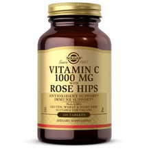 Vitamin C 1000 Mg with Rose Hips, 100 Tablets, by Solgar