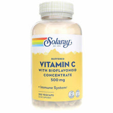 Vitamin C 500 Mg Buffered with Bioflavonoid Concentrate, 250 Veg Capsules, by Solaray