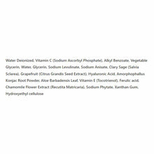 Mad Hippie Vitamin C Serum 1.02 oz bottle with ingredient list displayed on white background.