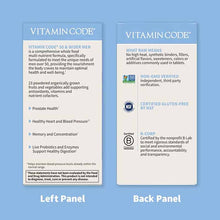 Vitamin Code 50 & Wiser Men Multivitamin, 120 Veg Capsules, by Garden of Life, image #3