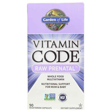 Vitamin Code Raw Prenatal Multivitamin, 90 Veg Capsules, by Garden of Life