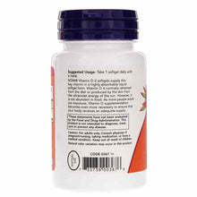 Vitamin D-3 2,000 IU, 120 Softgels, by NOW Foods, image #3