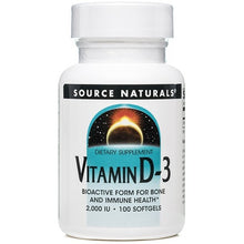 Vitamin D-3 2,000 IU, by Source Naturals