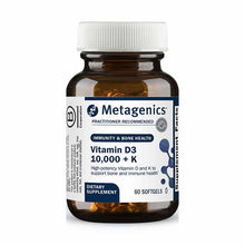 Vitamin D3 10000 + K, 60 Softgels, by Metagenics