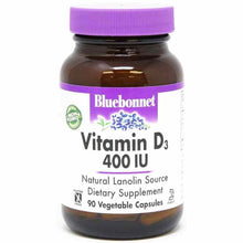 Vitamin D3 400 IU, by Bluebonnet