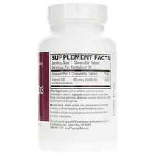 Vitamin D3 Chewable 5000 IU, by Terry Naturally, image #2