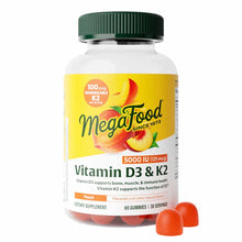 Vitamin D3 + K2 Gummies, by Megafood