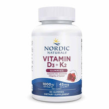 Vitamin D3 + K2 Gummies, by Nordic Naturals
