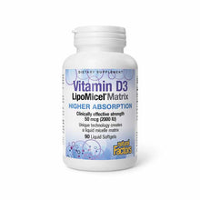 Vitamin D3 LipoMicel Matrix, by Natural Factors