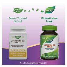Vitamin D3 Max 125 Mcg, by Natures Way, image #3
