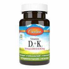 Vitamin D3 + K2, by Carlson Labs