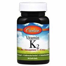 Vitamin K2 (as MK-7) 45 Mcg, 90 Softgels, by Carlson Labs