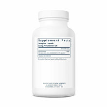 White plastic supplement bottle with white cap, labeled Vitex 750 by Vital Nutrients, containing 120 vegetarian capsules.