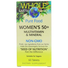Whole Earth & Sea Women's 50+ Multi, 60 Tablets, by Natural Factors