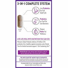Women's Daily Probiotic, 30 Vegan Capsules, by New Chapter, image #4