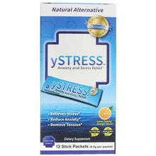 yStress Anxiety & Stress Relief, 12 Packets, by Essential Source