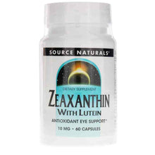 Zeaxanthin with Lutein 10 Mg, 60 Capsules, by Source Naturals