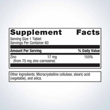 Zinc Carnosine Complex, 60 Tablets, by Metagenics, image #2
