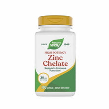 Zinc Chelate 30 Mg, by Natures Way