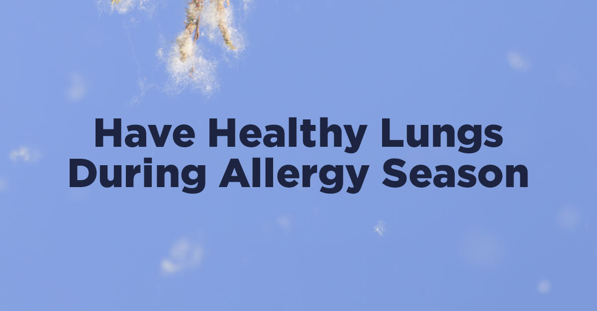 promote healthy lungs