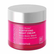 1000 Roses Fortifying Night Cream, Rose-Biotic Blend, by Andalou Naturals, image #2