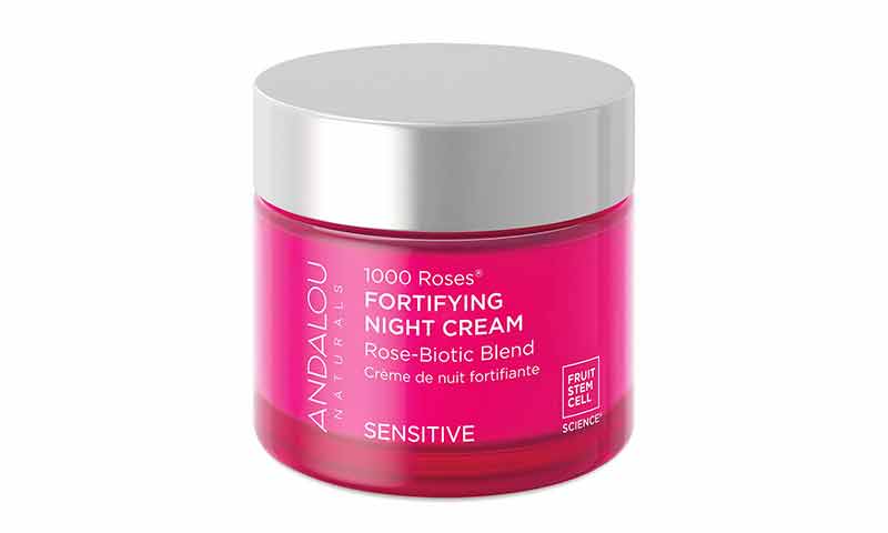 1000 Roses Fortifying Night Cream, Rose-Biotic Blend, by Andalou Naturals, image #2