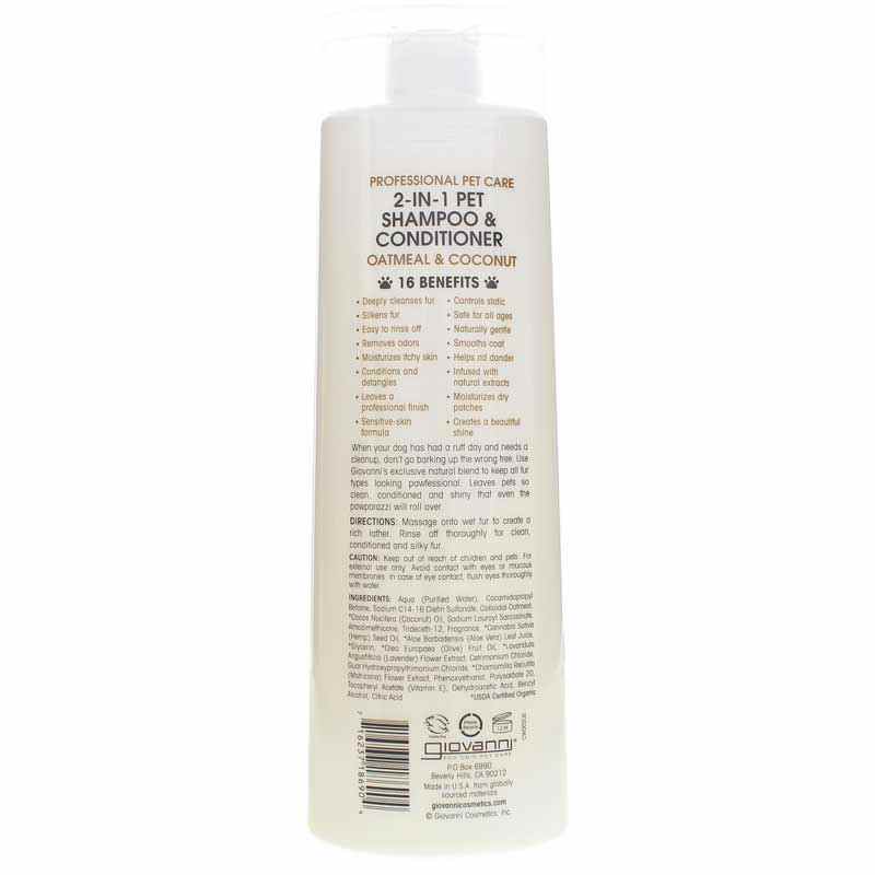2-In-1 Pet Shampoo & Conditioner, by Giovanni, image #2
