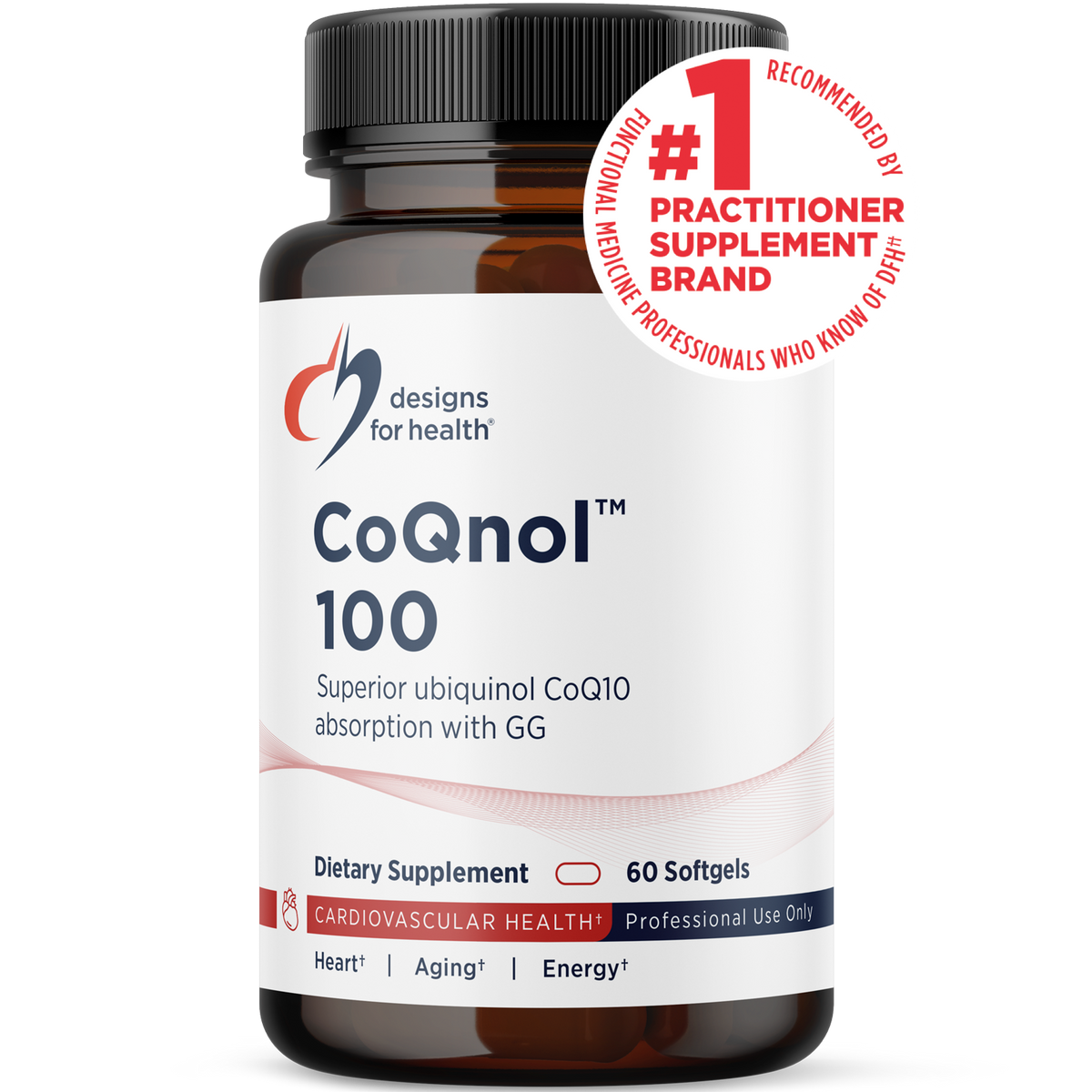 CoQnol 100 Mg, 60 Softgels, by Designs For Health