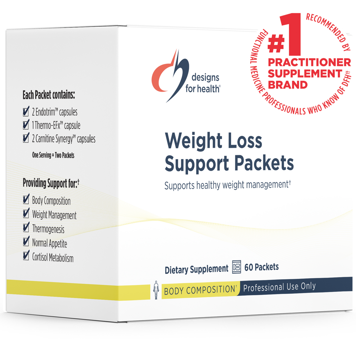 Weight Loss Support Packets, 60 Packets, by Designs For Health