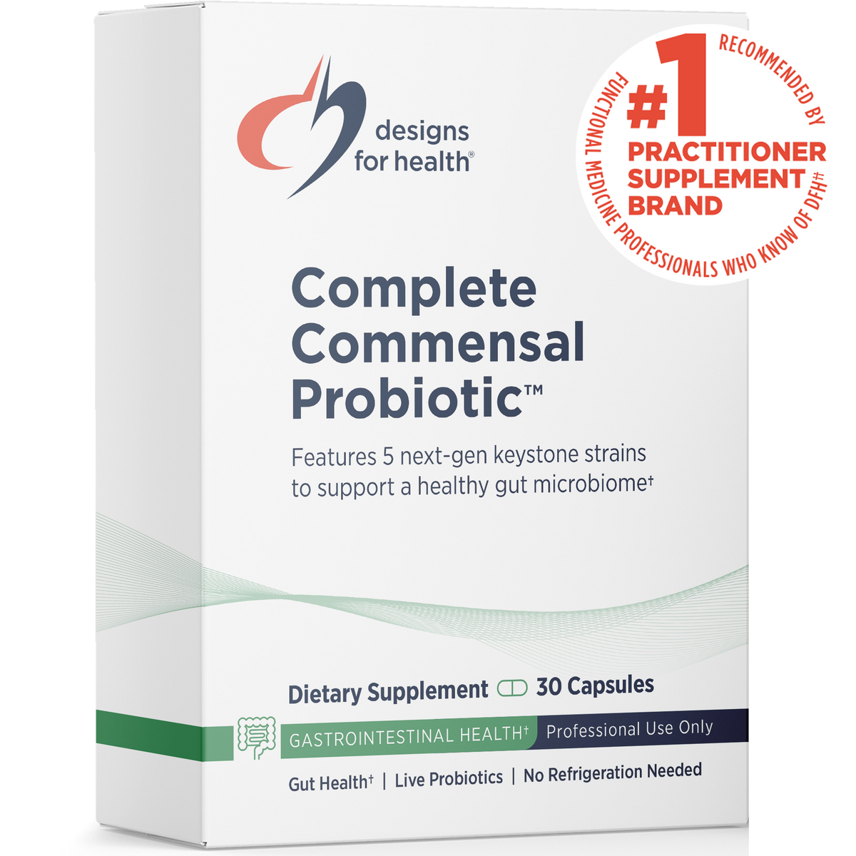 Complete Commensal Probiotic, by Designs For Health