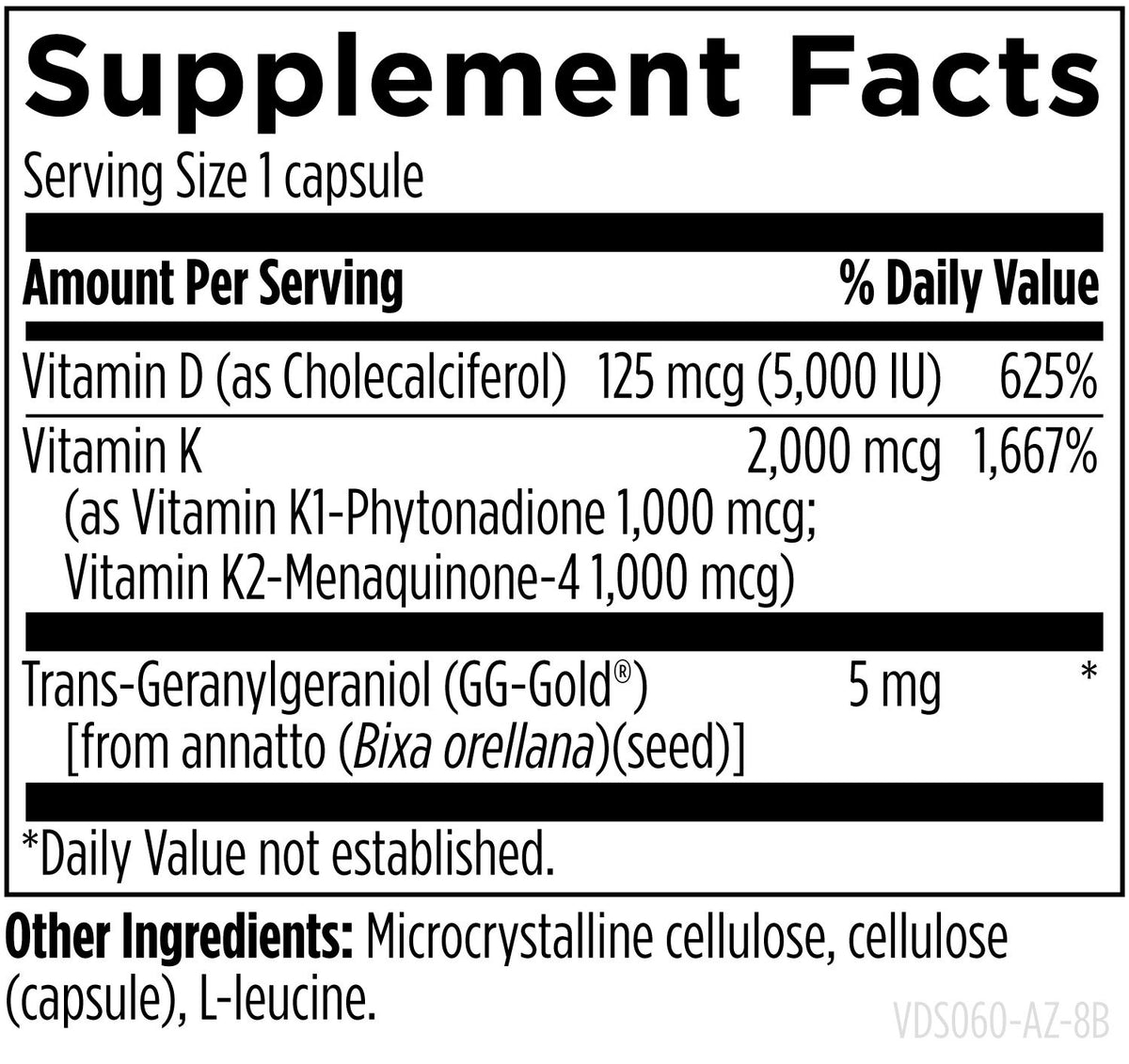 Vitamin D Supreme with K1 and K2, by Designs For Health