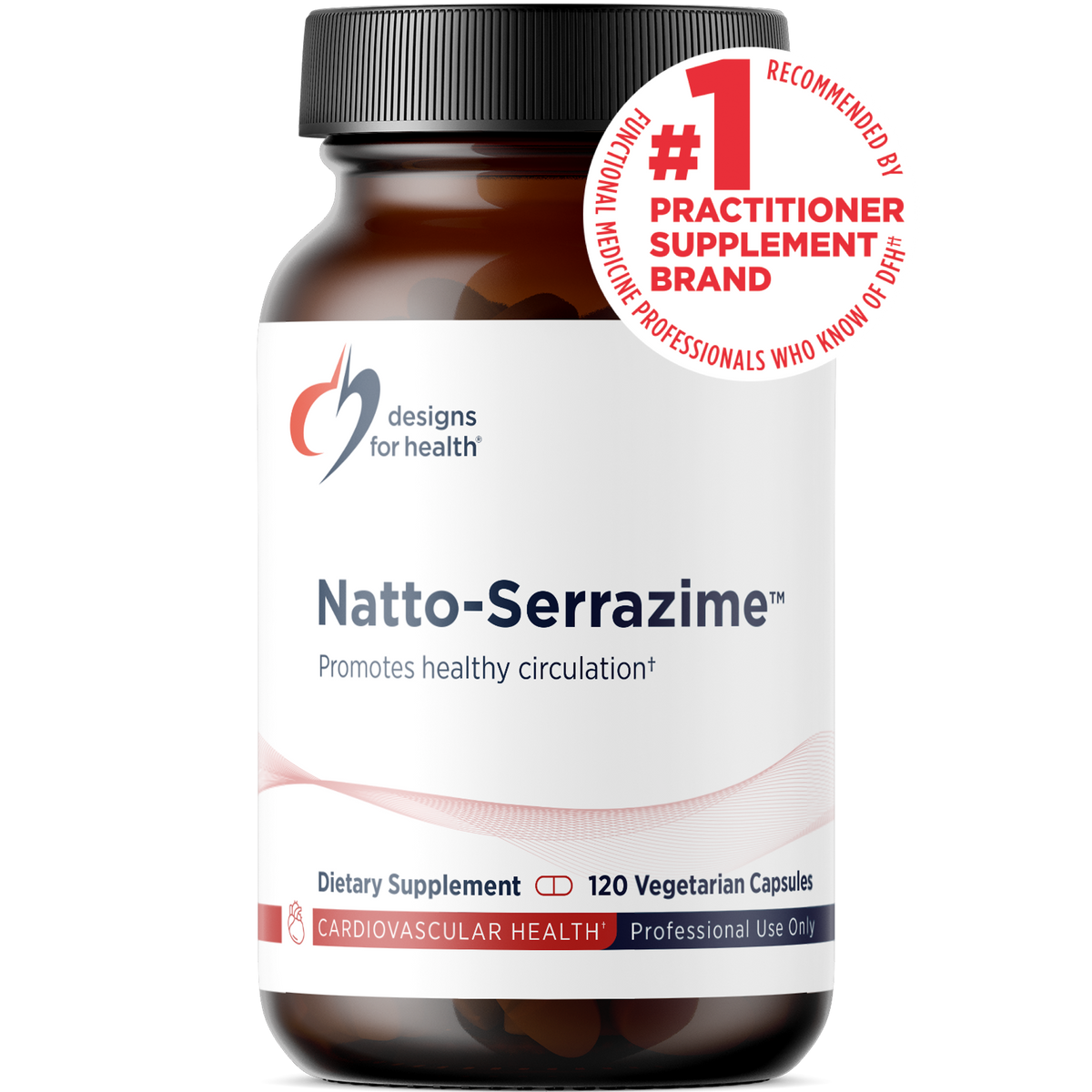 Natto-Serrazime, 120 Capsules, by Designs For Health
