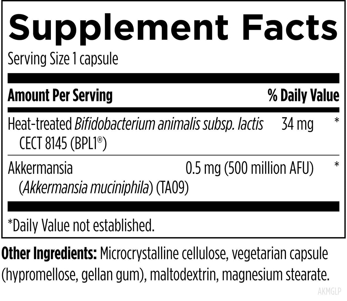 Akkermansia Pro GLP-1 Probiotic, by Designs For Health