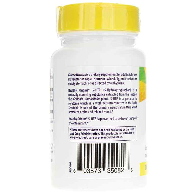 5-HTP 100 Mg, 120 Veg Capsules, by Healthy Origins, image #3