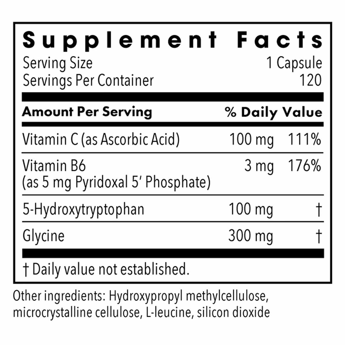5-HTP 100 Mg, by Allergy Research Group